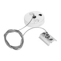 Uchwyt montażowy do szyny DPM Solid biały