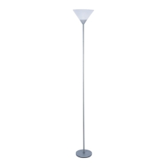 Lampa podłogowa E27 srebrna