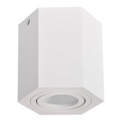 Oprawa natynkowa Polux Hexagon 1 x 10 W GU10 biała