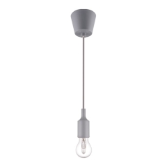 Zawiesie do lampy GoodHome Adjalin E27 szare