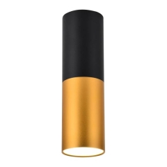 Oprawa natynkowa Tuba 1 x 50 W GU10 czarno-złota