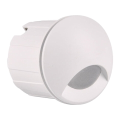 Oświetlenie schodowe LED Polux Q1 20 lm 3 W 4000 K IP44 podtynkowe okrągłe białe