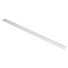 Listwa boczna do blatów Cezar aluminiowa lewa srebro 28 x 600 mm