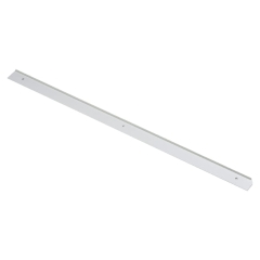 Listwa boczna do blatów Cezar aluminiowa prawa srebro 28 x 600 mm