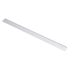 Listwa boczna do blatów Cezar aluminiowa prawa srebro 38 x 600 mm