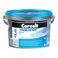 Fuga elastyczna Ceresit CE 40 Aquastatic srebrnoszara 2 kg