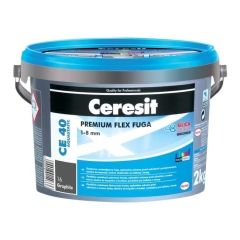 Fuga elastyczna Ceresit CE 40 Aquastatic grafitowa 2kg