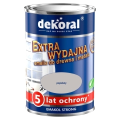 Emalia Dekoral Emakol Strong popielaty 0,9 l