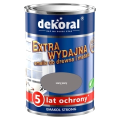Emalia Dekoral Emakol Strong szary jasny 0,9 l