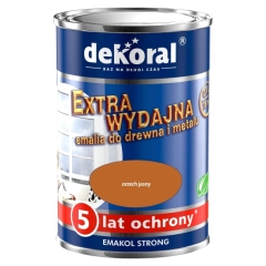 Emalia Dekoral Emakol Strong orzech jasny 0,9 l