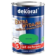 Emalia Dekoral Emakol Strong zielono-żółty 0,9 l