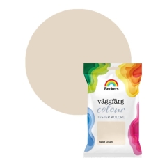 Tester farby Beckers Vaggfarg Colour sweet cream 0,05 l