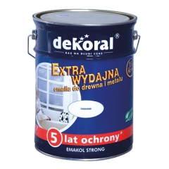 Emalia Dekoral Emakol Strong śnieżnobiały 5 l