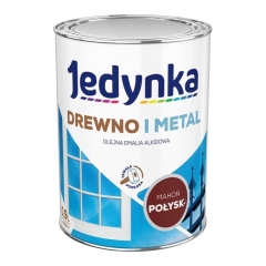 Emalia alkidowa Jedynka połysk mahoń 0,9 l