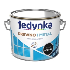 Emalia alkidowa Jedynka połysk czarna 2,5 l