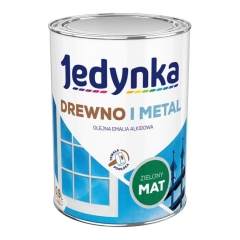 Emalia alkidowa Jedynka zielony matowy 0,9 l