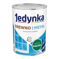Emalia alkidowa Jedynka połysk zielony 0,9 l
