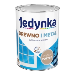 Emalia alkidowa Jedynka połysk brązowa 0,9 l