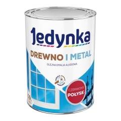 Emalia alkidowa Jedynka połysk czerwony 0,9 l