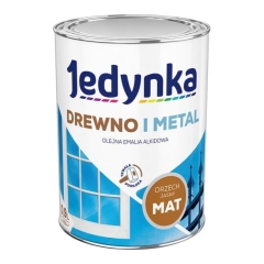 Emalia alkidowa Jedynka orzech jasny matowy 0,9 l