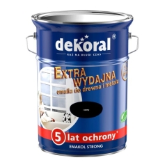 Emalia Dekoral Emakol Strong czarna 5 l
