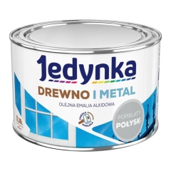 Emalia alkidowa Jedynka połysk popielata 0,36 l