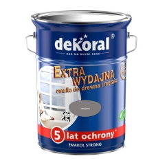 Emalia Dekoral Emakol Strong jasny szary 5 l