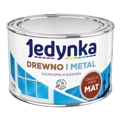 Emalia alkidowa Jedynka mat orzech średni 0,36 l