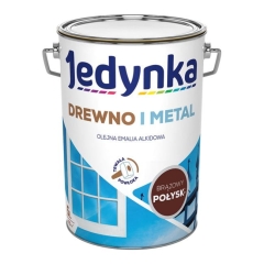 Emalia alkidowa Jedynka połysk brązowa 5 l