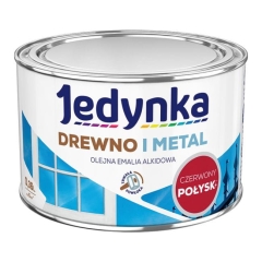 Emalia alkidowa Jedynka połysk czerwony 0,36 l