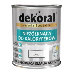 Emalia do kaloryferów Dekoral biała 0,7 l