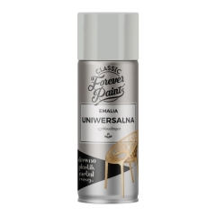 Emalia uniwersalna szybkoschnąca Forever Paints 400 ml szara jasna