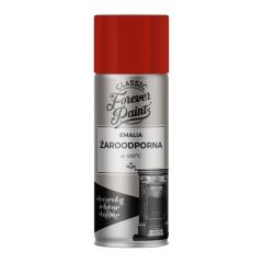 Emalia żaroodporna do 600°C Forever Paints 400 ml czerwona