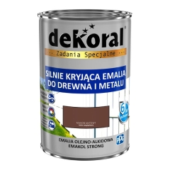 Emalia Dekoral Emakol Strong mahoń mat 0,9 l