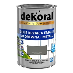 Emalia Dekoral Emakol Strong jasnoszara mat 0,9 l