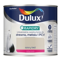 Emalia akrylowa Dulux Rapidry szary beż 0,4 l