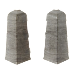 Narożnik zewnętrzny do listwy GoodHome Core PCV 75 mm decor 670 2 szt.