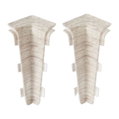 Narożnik wewnętrzny do listwy GoodHome Core PCV 75 mm decor 610 2 szt.