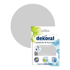 Tester farby Dekoral Łazienka & Kuchnia po prostu szary 0,05 l