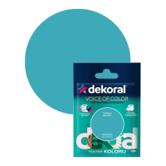 Tester farby Dekoral Voice of Color turkus ma moc 0,05 l