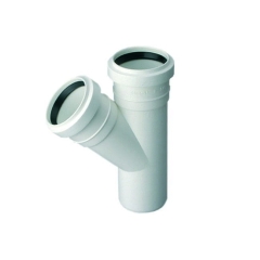 Trójnik do kanalizacji wewnętrznej PP Pipelife 88° 75 / 75 mm