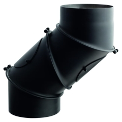 Kolano nastawne Darco 180 mm czarne 4 segmenty