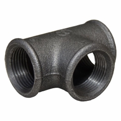 Trójnik nakrętna 1" czarny