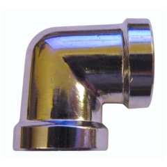 Kolano mufowe 3/8" chrom