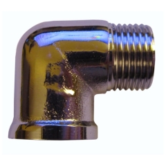 Kolano nyplowe 3/8" chrom