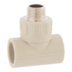 Trójnik Idmar Group PP-R gwint zewnętrzny 16 mm x 1/2" x 16 mm