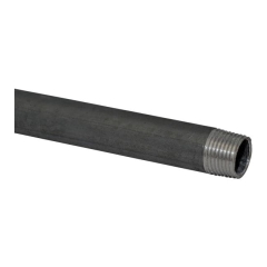 Rura stalowa ErE bezszwowa gwintowana 1" x 200 mm czarna