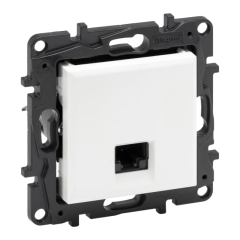 Gniazdo komputerowe RJ45 Legrand Niloe Step białe