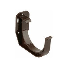 Hak rynnowy PCV Marley średnica 12,5 cm brązowy