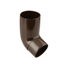 Kolanko rynnowe Marley średnica 10,5 cm kąt 45 st. brązowe